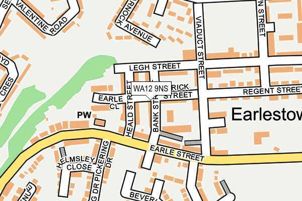 WA12 9NS map - OS OpenMap – Local (Ordnance Survey) WA12 9NS map - OS OpenMap – Local (Ordnance Survey)