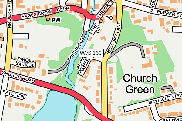 WA13 0DQ map - OS OpenMap – Local (Ordnance Survey) WA13 0DQ map - OS OpenMap – Local (Ordnance Survey)