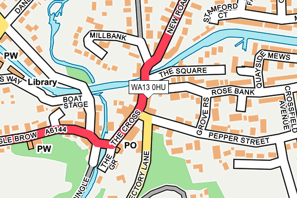 WA13 0HU map - OS OpenMap – Local (Ordnance Survey) WA13 0HU map - OS OpenMap – Local (Ordnance Survey)