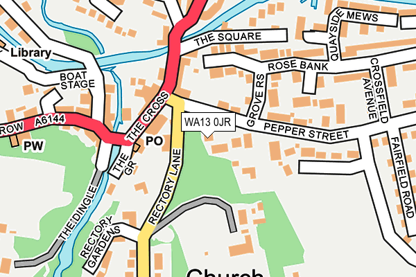 WA13 0JR map - OS OpenMap – Local (Ordnance Survey) WA13 0JR map - OS OpenMap – Local (Ordnance Survey)