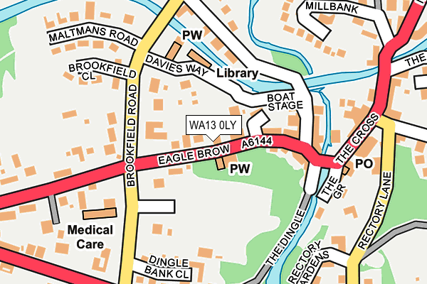 WA13 0LY map - OS OpenMap – Local (Ordnance Survey) WA13 0LY map - OS OpenMap – Local (Ordnance Survey)