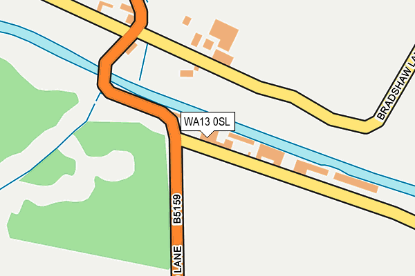 WA13 0SL map - OS OpenMap – Local (Ordnance Survey) WA13 0SL map - OS OpenMap – Local (Ordnance Survey)