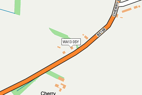 WA13 0SY map - OS OpenMap – Local (Ordnance Survey)
