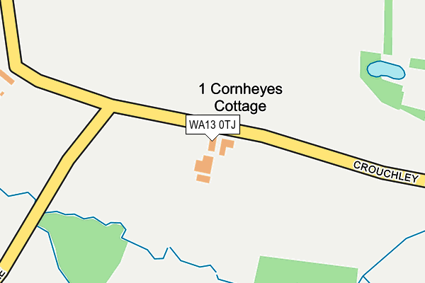 WA13 0TJ map - OS OpenMap – Local (Ordnance Survey) WA13 0TJ map - OS OpenMap – Local (Ordnance Survey)