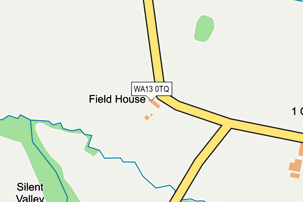 WA13 0TQ map - OS OpenMap – Local (Ordnance Survey) WA13 0TQ map - OS OpenMap – Local (Ordnance Survey)