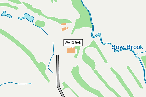 WA13 9AN map - OS OpenMap – Local (Ordnance Survey) WA13 9AN map - OS OpenMap – Local (Ordnance Survey)