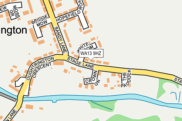 WA13 9HZ map - OS OpenMap – Local (Ordnance Survey) WA13 9HZ map - OS OpenMap – Local (Ordnance Survey)