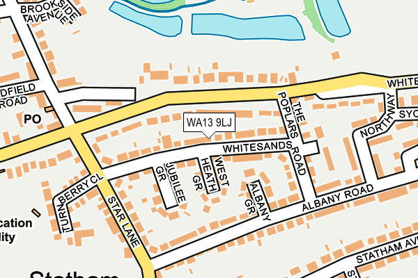 WA13 9LJ map - OS OpenMap – Local (Ordnance Survey) WA13 9LJ map - OS OpenMap – Local (Ordnance Survey)