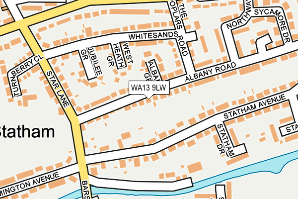 WA13 9LW map - OS OpenMap – Local (Ordnance Survey) WA13 9LW map - OS OpenMap – Local (Ordnance Survey)