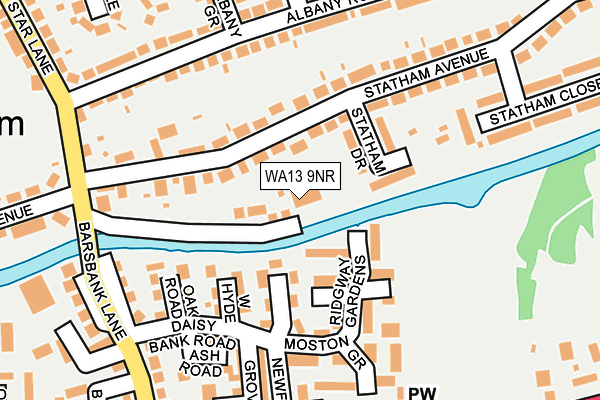 WA13 9NR map - OS OpenMap – Local (Ordnance Survey) WA13 9NR map - OS OpenMap – Local (Ordnance Survey)