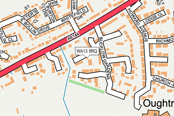 WA13 9RQ map - OS OpenMap – Local (Ordnance Survey) WA13 9RQ map - OS OpenMap – Local (Ordnance Survey)