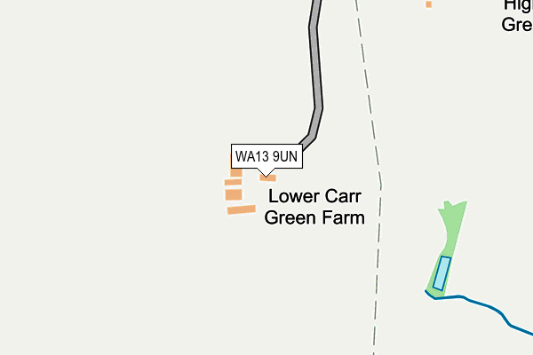 WA13 9UN map - OS OpenMap – Local (Ordnance Survey) WA13 9UN map - OS OpenMap – Local (Ordnance Survey)