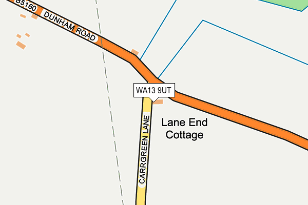 WA13 9UT map - OS OpenMap – Local (Ordnance Survey) WA13 9UT map - OS OpenMap – Local (Ordnance Survey)