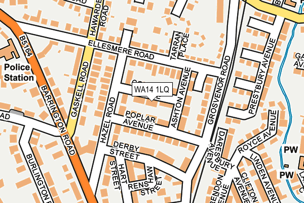 WA14 1LQ map - OS OpenMap – Local (Ordnance Survey) WA14 1LQ map - OS OpenMap – Local (Ordnance Survey)