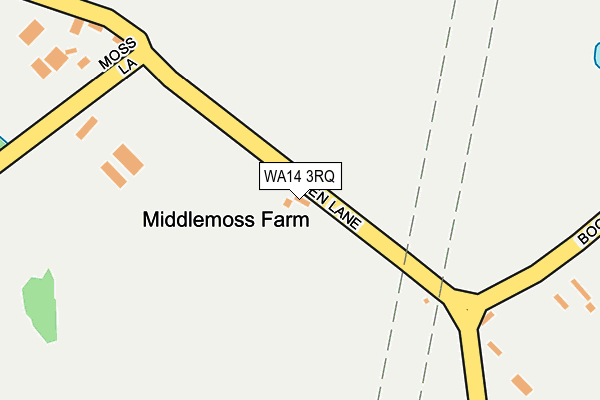 WA14 3RQ map - OS OpenMap – Local (Ordnance Survey) WA14 3RQ map - OS OpenMap – Local (Ordnance Survey)