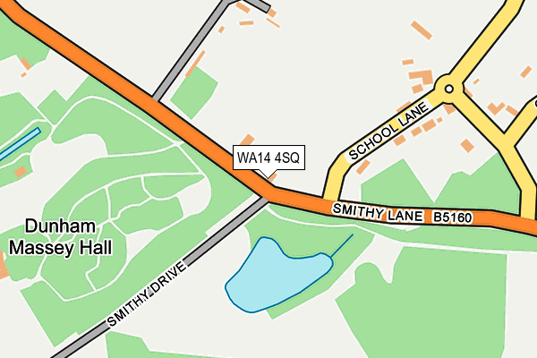 WA14 4SQ map - OS OpenMap – Local (Ordnance Survey) WA14 4SQ map - OS OpenMap – Local (Ordnance Survey)