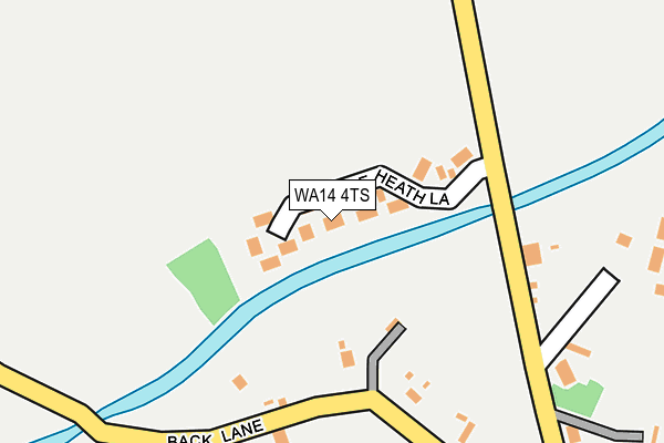 WA14 4TS map - OS OpenMap – Local (Ordnance Survey) WA14 4TS map - OS OpenMap – Local (Ordnance Survey)