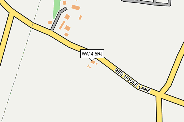 WA14 5RJ map - OS OpenMap – Local (Ordnance Survey) WA14 5RJ map - OS OpenMap – Local (Ordnance Survey)