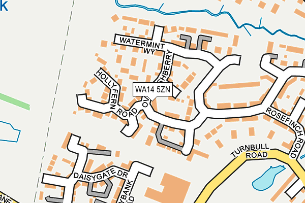 WA14 5ZN map - OS OpenMap – Local (Ordnance Survey) WA14 5ZN map - OS OpenMap – Local (Ordnance Survey)