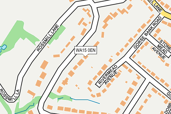 WA15 0EN map - OS OpenMap – Local (Ordnance Survey) WA15 0EN map - OS OpenMap – Local (Ordnance Survey)