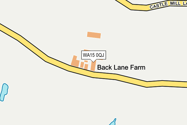 WA15 0QJ map - OS OpenMap – Local (Ordnance Survey) WA15 0QJ map - OS OpenMap – Local (Ordnance Survey)