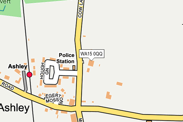 WA15 0QQ map - OS OpenMap – Local (Ordnance Survey)