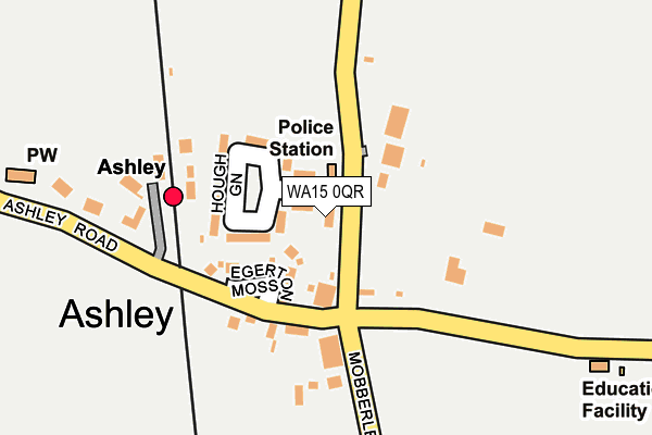 WA15 0QR map - OS OpenMap – Local (Ordnance Survey) WA15 0QR map - OS OpenMap – Local (Ordnance Survey)