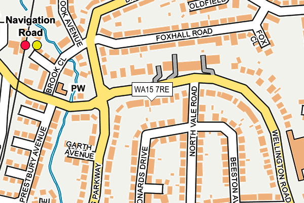 WA15 7RE map - OS OpenMap – Local (Ordnance Survey) WA15 7RE map - OS OpenMap – Local (Ordnance Survey)