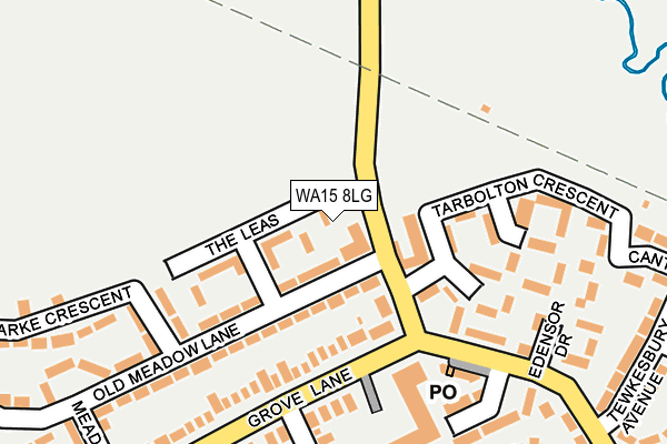 WA15 8LG map - OS OpenMap – Local (Ordnance Survey) WA15 8LG map - OS OpenMap – Local (Ordnance Survey)