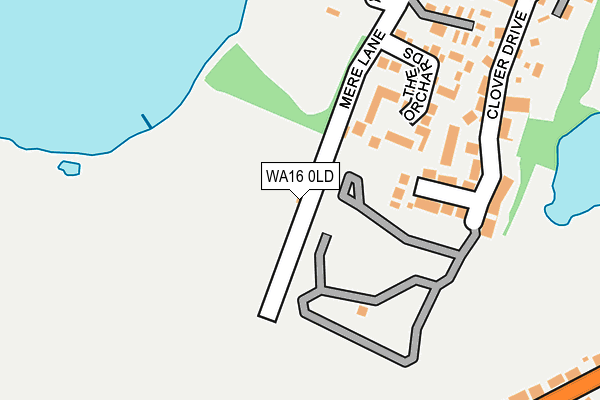 WA16 0LD map - OS OpenMap – Local (Ordnance Survey) WA16 0LD map - OS OpenMap – Local (Ordnance Survey)