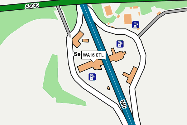 WA16 0TL map - OS OpenMap – Local (Ordnance Survey) WA16 0TL map - OS OpenMap – Local (Ordnance Survey)
