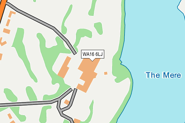 WA16 6LJ map - OS OpenMap – Local (Ordnance Survey) WA16 6LJ map - OS OpenMap – Local (Ordnance Survey)