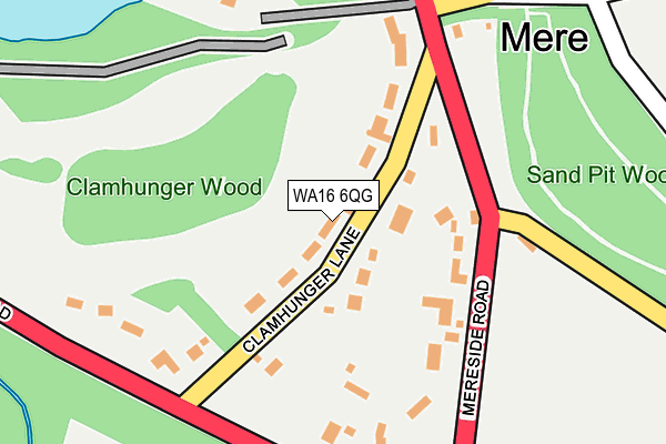 WA16 6QG map - OS OpenMap – Local (Ordnance Survey) WA16 6QG map - OS OpenMap – Local (Ordnance Survey)