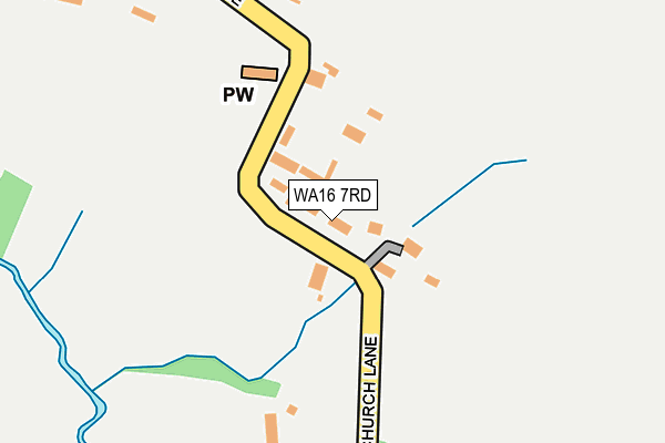 WA16 7RD map - OS OpenMap – Local (Ordnance Survey) WA16 7RD map - OS OpenMap – Local (Ordnance Survey)