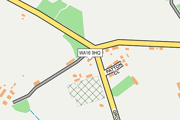 WA16 9HQ map - OS OpenMap – Local (Ordnance Survey) WA16 9HQ map - OS OpenMap – Local (Ordnance Survey)