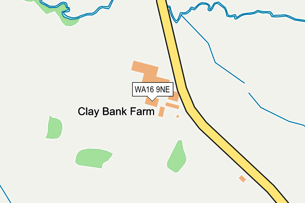 WA16 9NE map - OS OpenMap – Local (Ordnance Survey) WA16 9NE map - OS OpenMap – Local (Ordnance Survey)