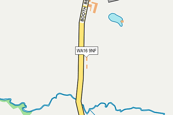 WA16 9NF map - OS OpenMap – Local (Ordnance Survey) WA16 9NF map - OS OpenMap – Local (Ordnance Survey)