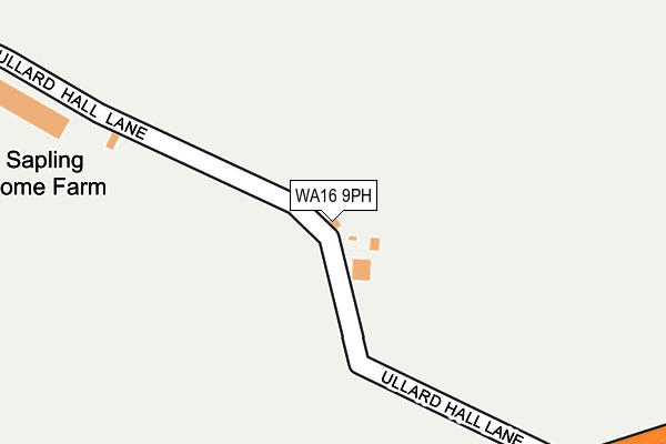 WA16 9PH map - OS OpenMap – Local (Ordnance Survey) WA16 9PH map - OS OpenMap – Local (Ordnance Survey)