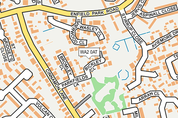 WA2 0AT map - OS OpenMap – Local (Ordnance Survey) WA2 0AT map - OS OpenMap – Local (Ordnance Survey)