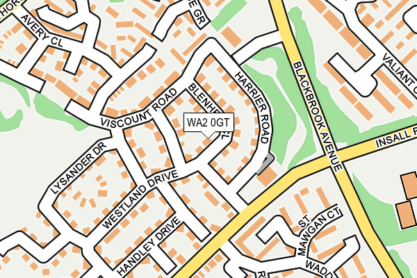 WA2 0GT map - OS OpenMap – Local (Ordnance Survey) WA2 0GT map - OS OpenMap – Local (Ordnance Survey)