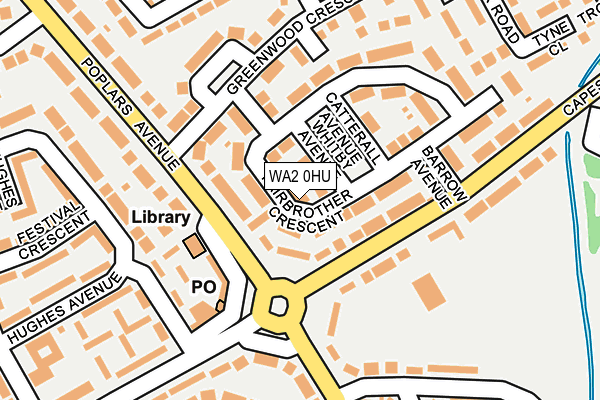 WA2 0HU map - OS OpenMap – Local (Ordnance Survey) WA2 0HU map - OS OpenMap – Local (Ordnance Survey)