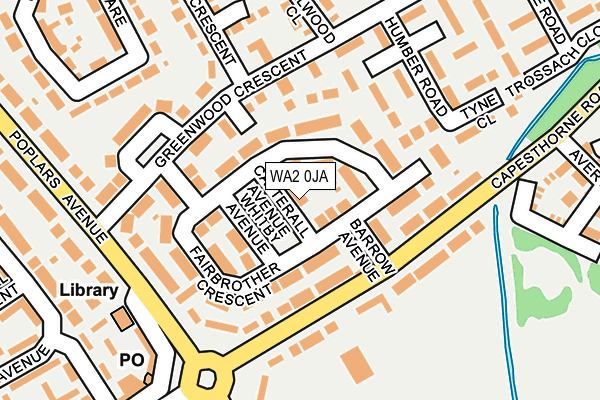WA2 0JA map - OS OpenMap – Local (Ordnance Survey) WA2 0JA map - OS OpenMap – Local (Ordnance Survey)