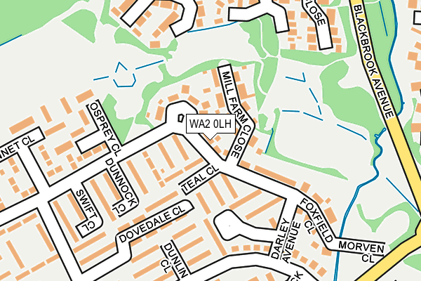WA2 0LH map - OS OpenMap – Local (Ordnance Survey) WA2 0LH map - OS OpenMap – Local (Ordnance Survey)