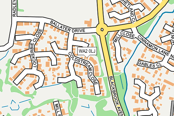 WA2 0LJ map - OS OpenMap – Local (Ordnance Survey) WA2 0LJ map - OS OpenMap – Local (Ordnance Survey)