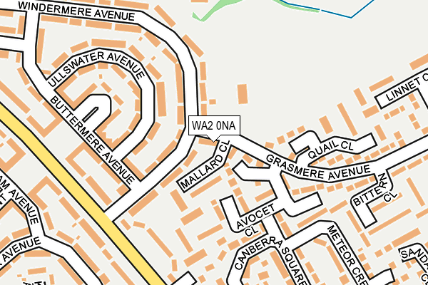 WA2 0NA map - OS OpenMap – Local (Ordnance Survey) WA2 0NA map - OS OpenMap – Local (Ordnance Survey)