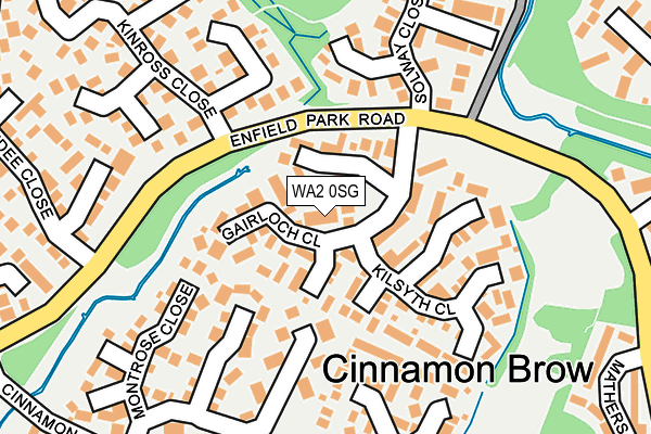 WA2 0SG map - OS OpenMap – Local (Ordnance Survey) WA2 0SG map - OS OpenMap – Local (Ordnance Survey)