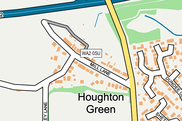 WA2 0SU map - OS OpenMap – Local (Ordnance Survey) WA2 0SU map - OS OpenMap – Local (Ordnance Survey)
