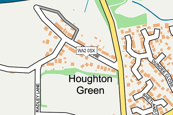 WA2 0SX map - OS OpenMap – Local (Ordnance Survey) WA2 0SX map - OS OpenMap – Local (Ordnance Survey)