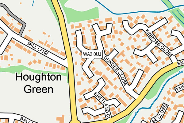 WA2 0UJ map - OS OpenMap – Local (Ordnance Survey) WA2 0UJ map - OS OpenMap – Local (Ordnance Survey)