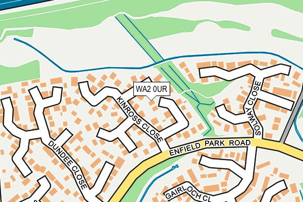 WA2 0UR map - OS OpenMap – Local (Ordnance Survey) WA2 0UR map - OS OpenMap – Local (Ordnance Survey)